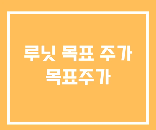 루닛 목표 주가 목표주가 루닛 목표 주가 목표주가