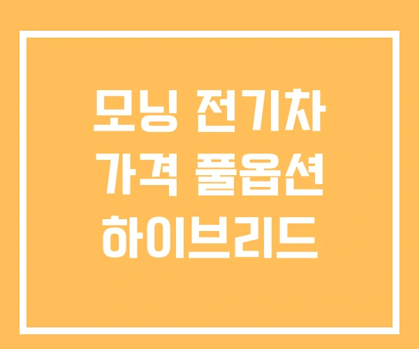 모닝 전기차 가격 풀옵션 하이브리드 모닝 전기차 가격 풀옵션 하이브리드