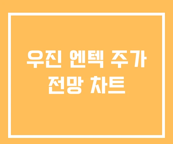 우진 엔텍 주가 전망 차트